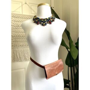 Leather Belt Adjustable Crossbody Fanny Bag Made In Ukraine Plus Size Friendly